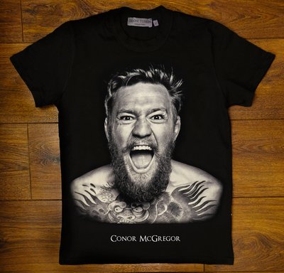 Man's t-shirt "Conor McGregor", M, BLACK