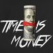 Woman's t-shirt "Time is money", Black, XS, BLACK