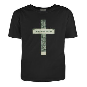 Мужская футболка"IN GOD WE TRUST" R039 фото