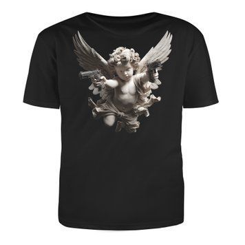 Woman's t-shirt "Angel", Black, XS, BLACK