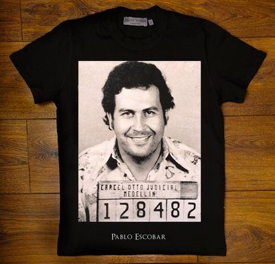 Woman t-shirt "Pablo Escobar", XS, BLACK