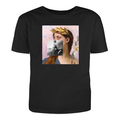 Woman's t-shirt "Modern art", Black, XS, BLACK