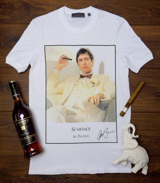 T-shirt "AlPacino", Black, S, WHITE