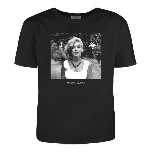 Woman's t-shirt "Marilyn Monroe", Black, XS, BLACK