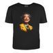 Woman's t-shirt "Salvador Dali", Black, XS, BLACK