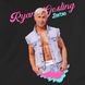 Woman's t-shirt "Barbie Ryan Gosling", Black, XS, BLACK